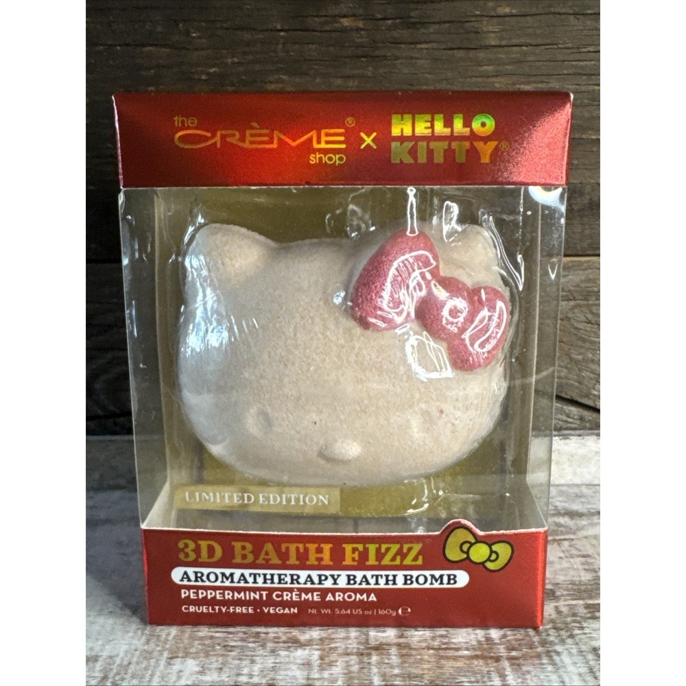 The Crème Shop x Hello Kitty 3D Bath Fizz Peppermint Crème | MSRP = $10